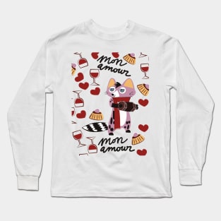 Genet-cats in love Valentines #3 Long Sleeve T-Shirt